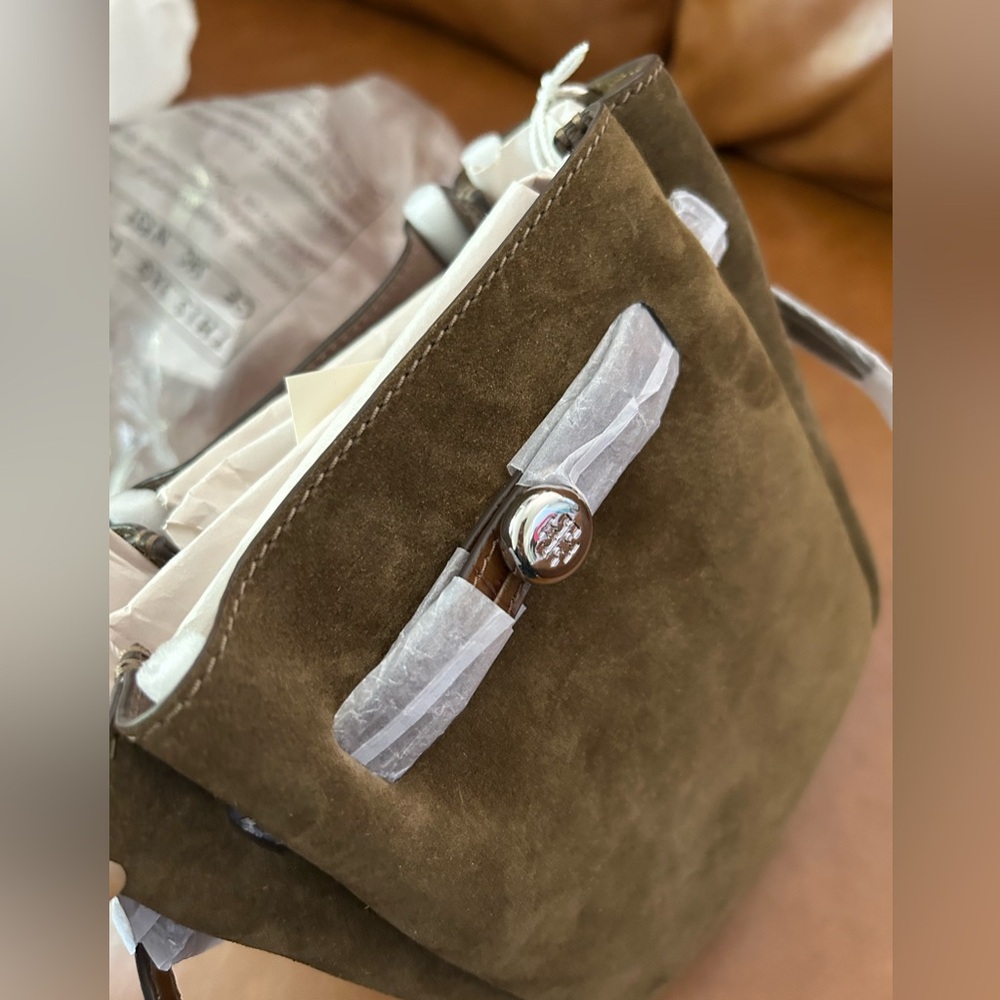 Tory Burch Small Suede Romy Crossbody - Picture 3 of 12